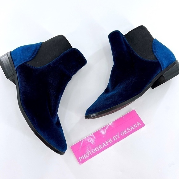 ALDO “Nydia” Velvet Chelsea boots size 6 - Picture 9 of 12